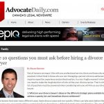 Steve Benmor Divorce Lawyer Published